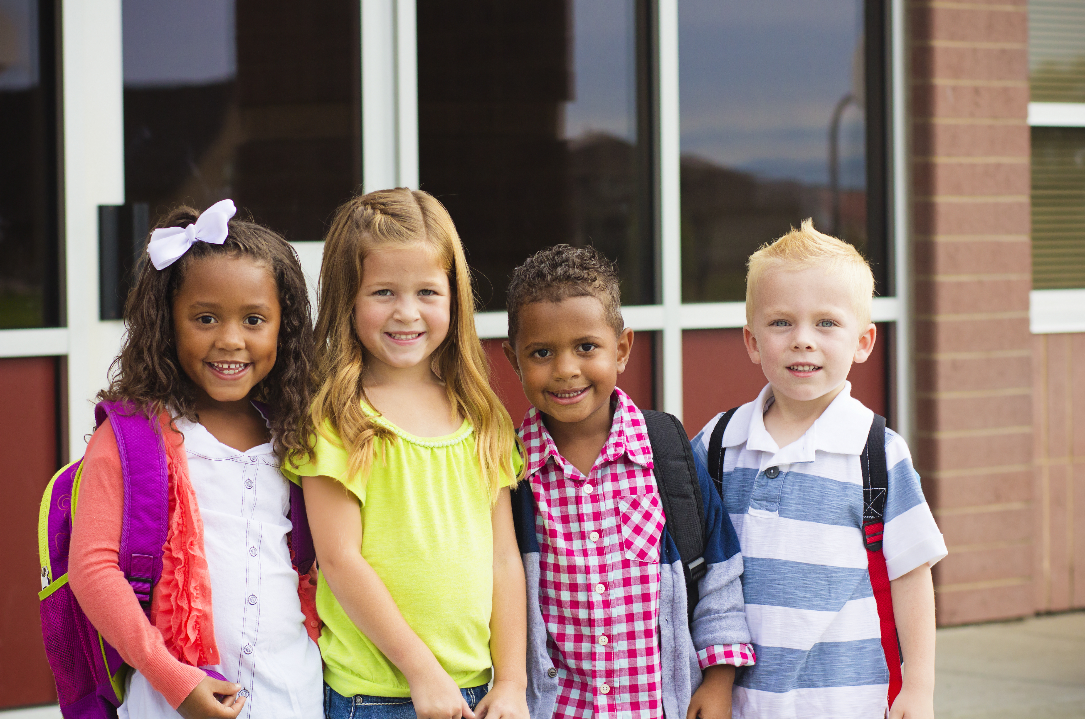 Cute School Kids