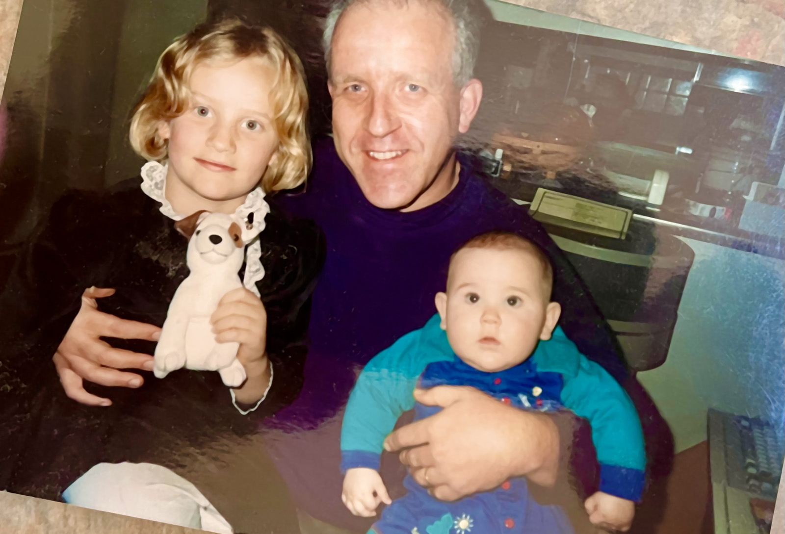 Tom with his young kids Tom with his young kids